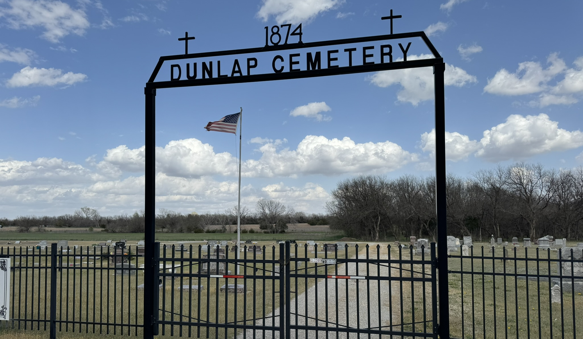 Dunlap Cemetery, Rose Hill, Kansas