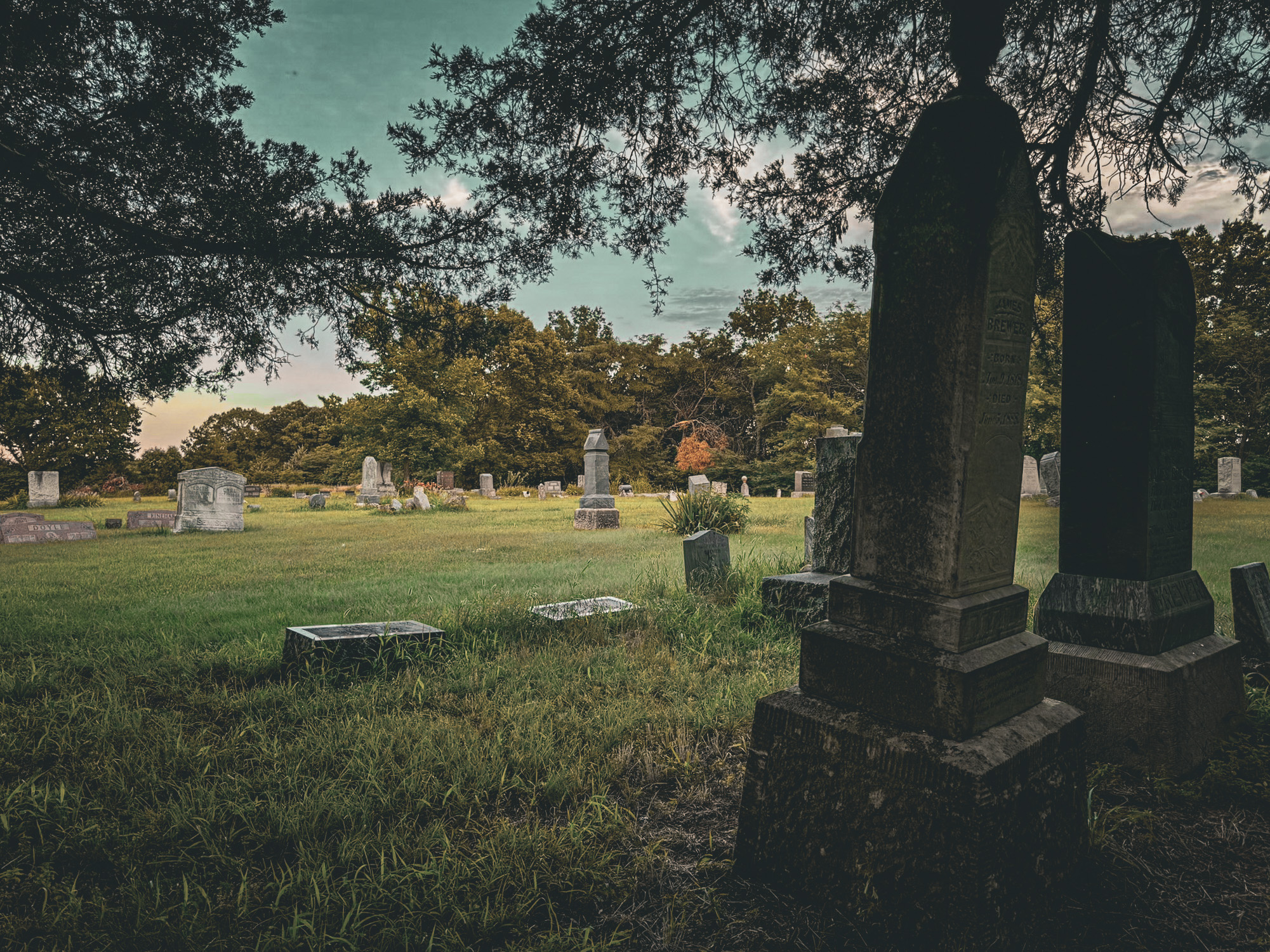 Brownlow Cemetery, Hickory Township, Butler County, Kansas