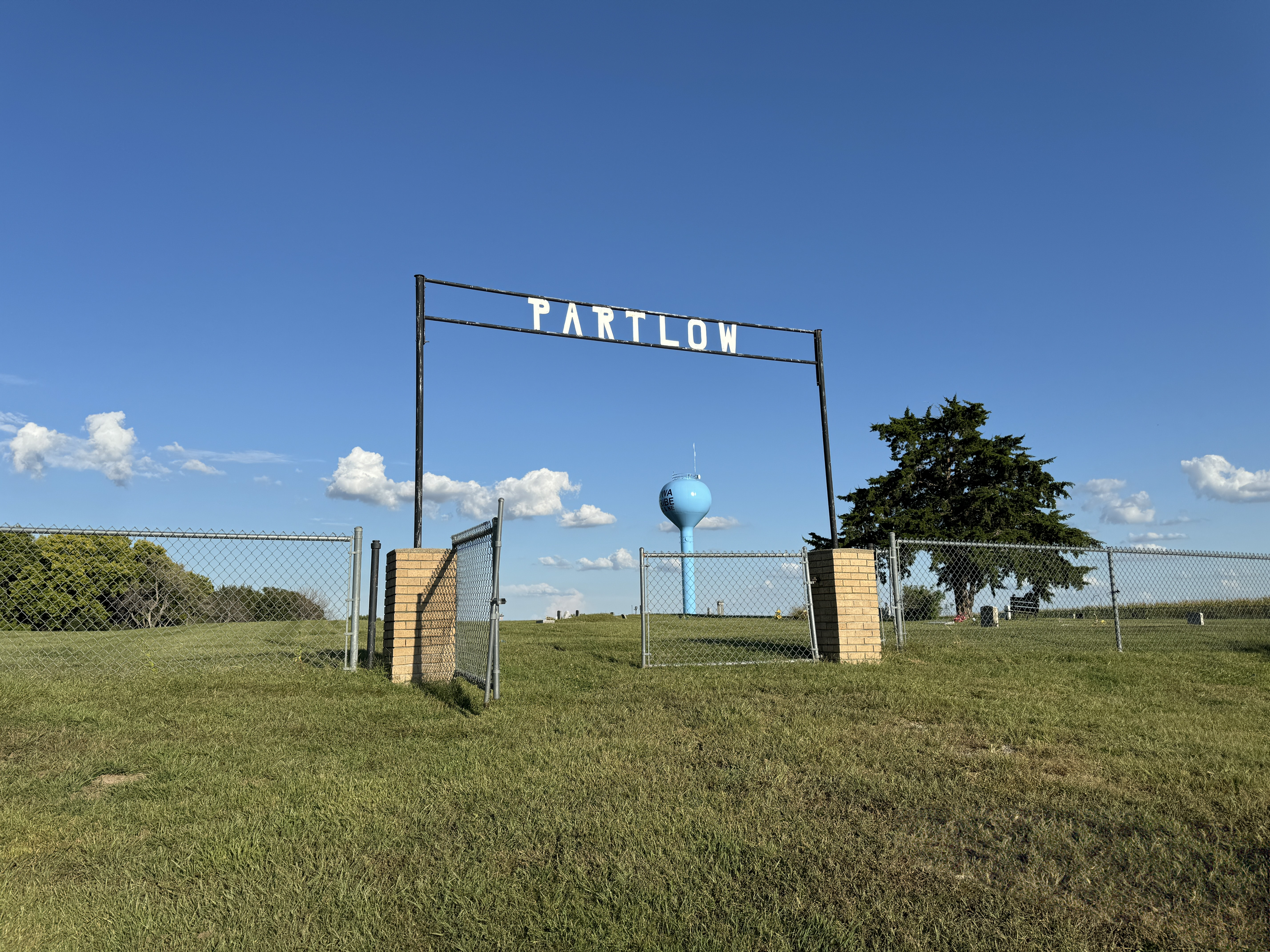 Partlow Cemetery, White Cloud, Kansas