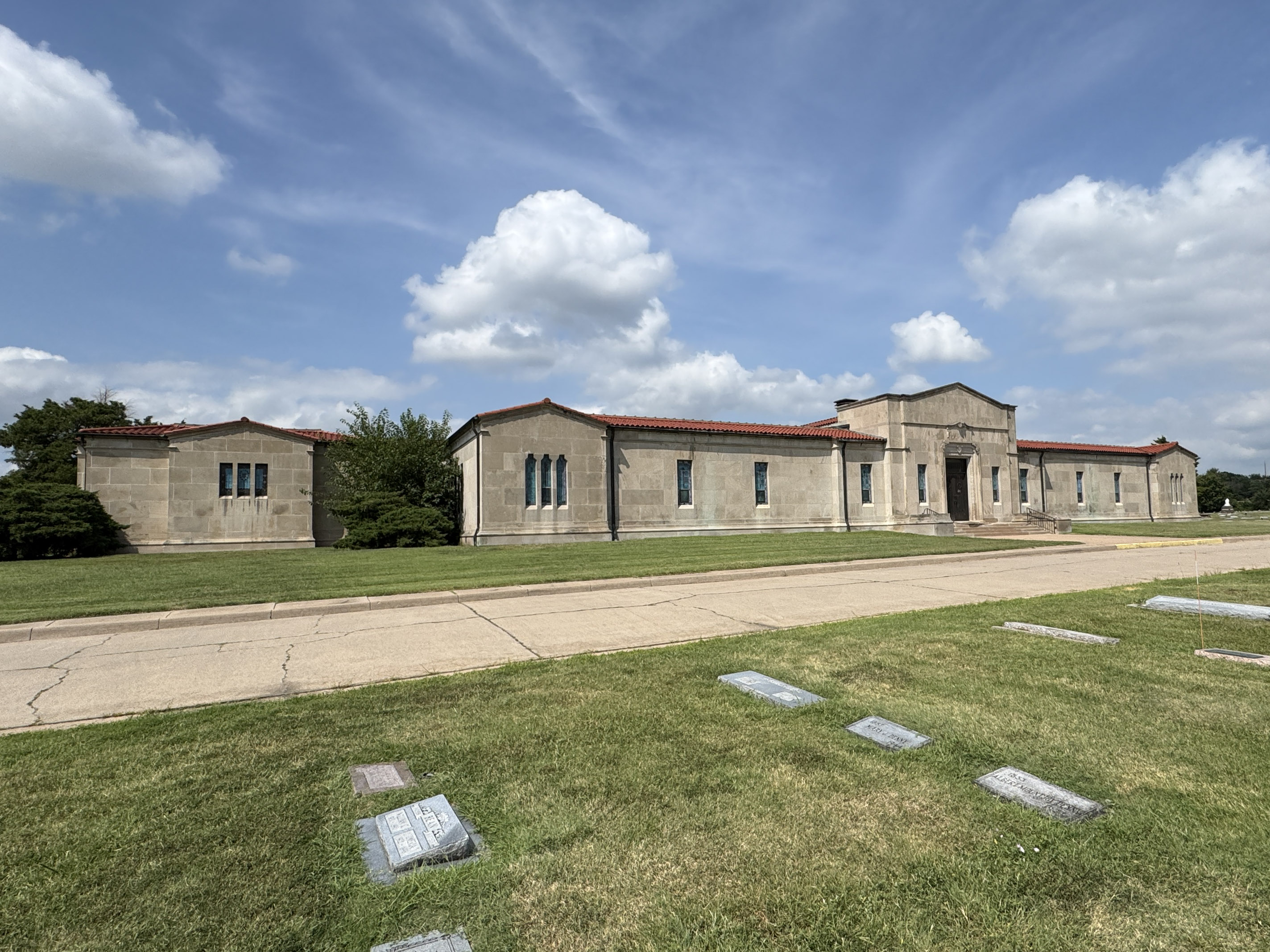 Inside Old Mission Mausoleum, Wichita, Kansas